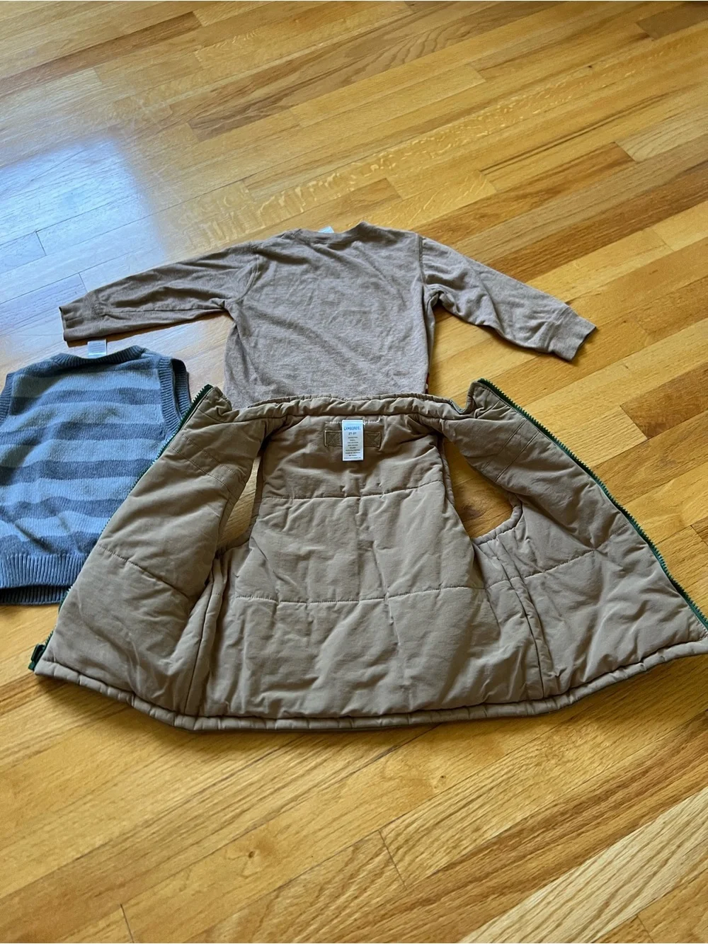 Train and Truck themed 2T Gymboree (Lot of 3) sweater vest, puffer vest & shirt